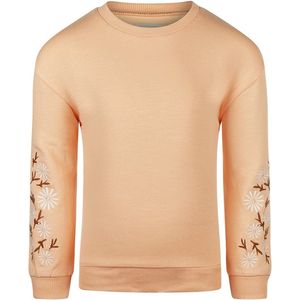 Koko Noko - Meisjes Trui - Peach - Print op Mouwen