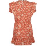 Koko Noko - Jurk - Oranje - Polyester met Elastaan