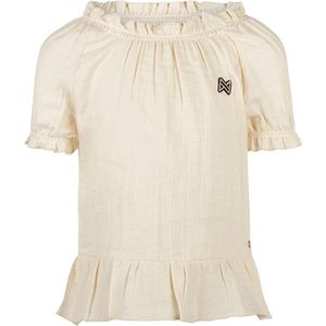 Koko Noko - T-shirt - Ecru - Voor Meisjes - Maat 128