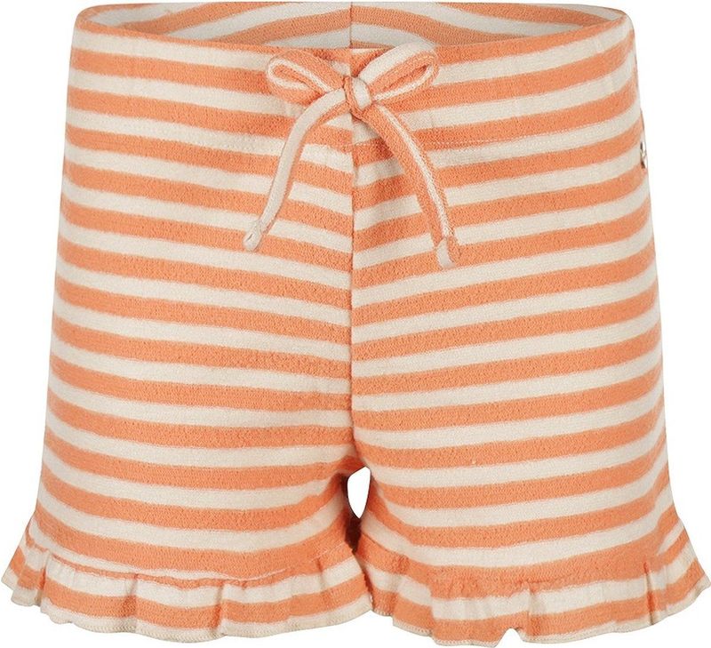 Koko Noko - Meisjes Broek - Oranje - Streepdessin - Zachte Stof