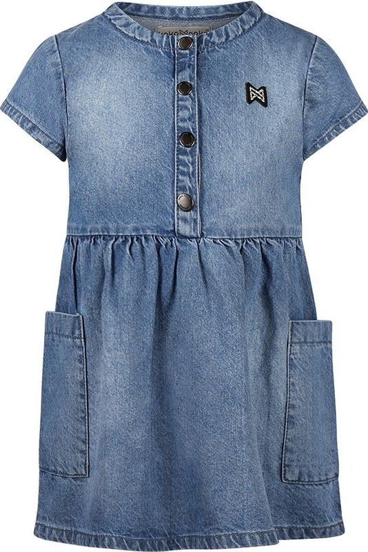 Koko Noko - Jurk - Jeansblauw - Jersey