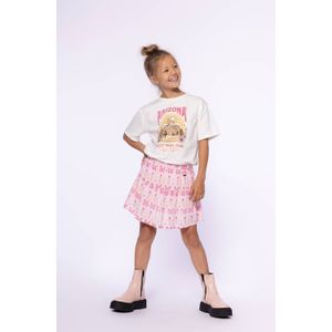 No Way Monday - Meisjes shirt - Offwhite - Maat 104