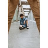 No Way Monday - Bermuda Fit - Jongens Jeans - Blauwe Jeans