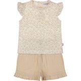 Dirkje top + broek ecru/beige
