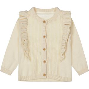 Dirkje meisjes vest - Ecru