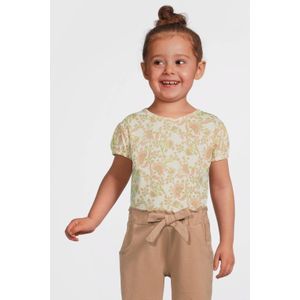 Dirkje meisjes joggingbroek Brown - 03 Girls little flowers
