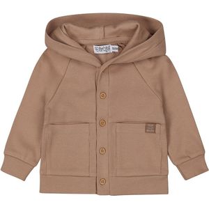 Dirkje - Jongens Vest - Bruin - Verticaal Gestreept Relief