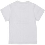 Dirkje - T-shirt - Lichtblauw - Katoen - Bruine Print