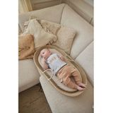 Dirkje - T-shirt - Lichtblauw - Katoen - Bruine Print