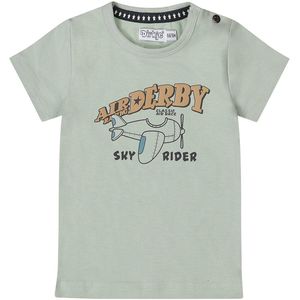 Dirkje - Jongens shirt - Faded Green - Maat 56