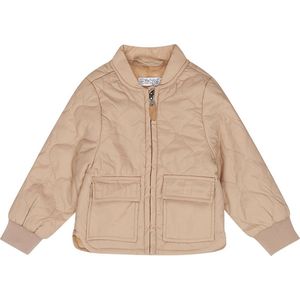 Dirkje - Jongens Zomerjas - Bruin - Maat 86 - Ritssluiting met Kinbescherming