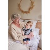 Dirkje - T-shirt - Donkerblauw/Wit - Katoen/Elastaan