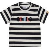 Dirkje - T-shirt - Donkerblauw/Wit - Katoen/Elastaan