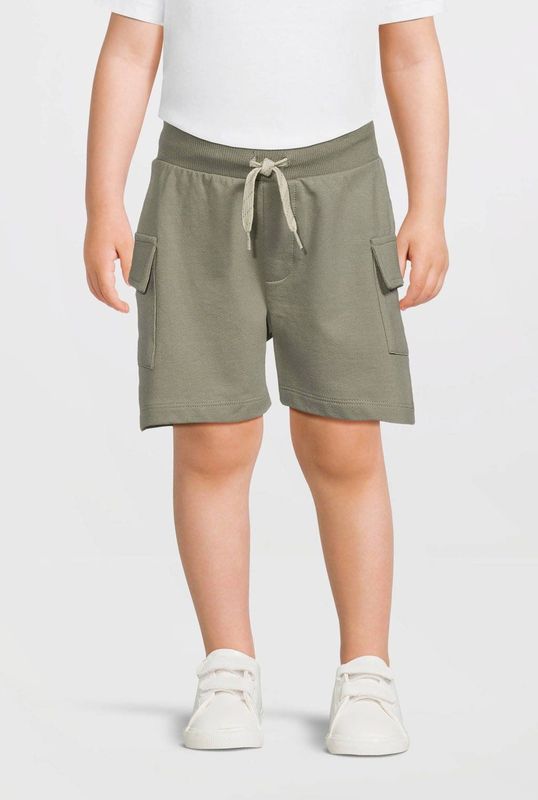 Dirkje - Cargo Shorts - Grijsgroen - Katoen met Elastaan