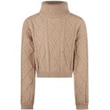 No Way Monday - Meisjes Trui - Taupe