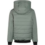 No Way Monday - Gewatteerde Jas - Grijsgroen - Met Capuchon