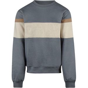 No Way Monday - Jongens Trui - Mid Blue