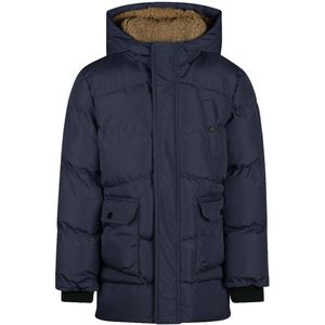 No Way Monday - Jongens Jas - Navy - Gewatteerd - Winterjas