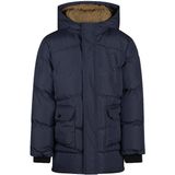 No Way Monday - Jongens Jas - Navy - Gewatteerd - Winterjas