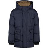 No Way Monday - Jongens Jas - Navy - Gewatteerd - Winterjas