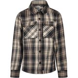 No Way Monday Jongens Overhemd Ruit Grijs maat 116