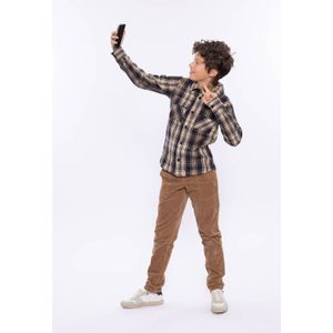 No Way Monday - Overhemd - Grijs - 100% Katoen - Lange Mouwen