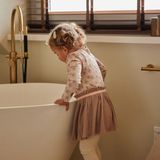 Dirkje meisjes jurk ls Off white - 01 Girls lovely