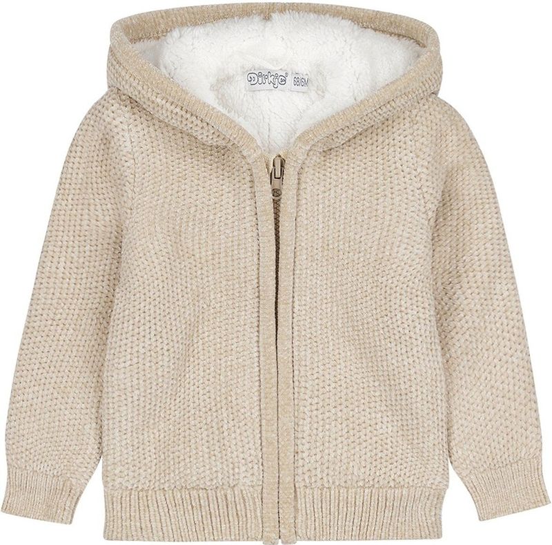 Dirkje - Cardigan - Beige - Gebreid