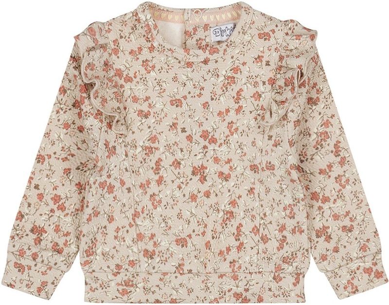 Dirkje - Sweater - Schattige Ruches - Ronde Hals - Lange Mouwen