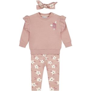 Dirkje - 3-Delige Set - Light Mauve - Sweater Legging Haarband