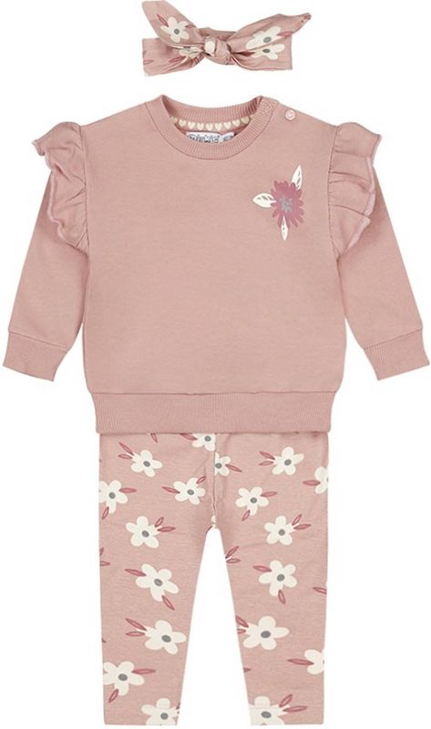 Dirkje - Kledingset - Licht Mauve - 3-delig