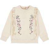 Dirkje - Sweater - Katoen - Met Lange Mouwen - Ronde Hals - Ruches aan de Boorden