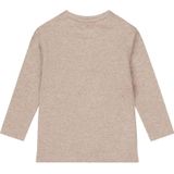 Dirkje - T-Shirt LS - Faded Brown - Safari-print
