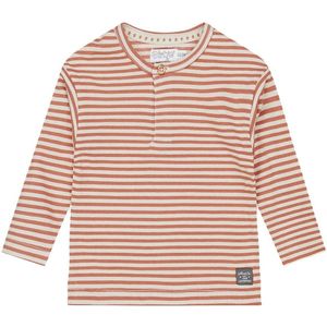 Dirkje - Jongens T-shirt l.s. - Pebble - Verlaagde Schouder