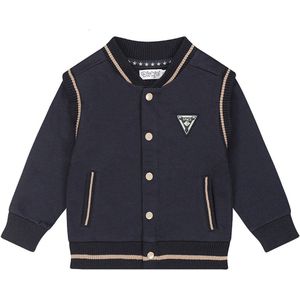 Dirkje - Vest - 100% Katoen - Lange Mouwen - Ronde Hals - Drukknoopsluiting