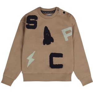 Dirkje - Jongens Trui - Taupe - Sweater