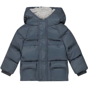 Dirkje - Jongens Jas - Navy - Winterjas - Met Teddyvoering