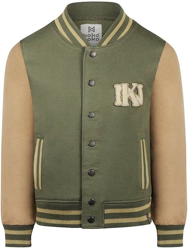 Koko Noko - Jongens Vest - Army green - Varsity Jas