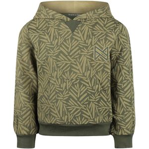 Koko Noko - Jongens Trui - Army Green - Hoodie