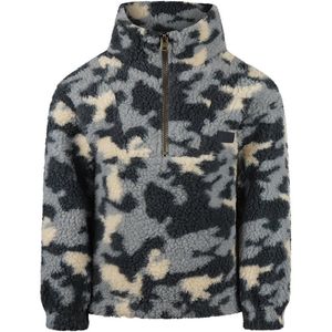 Koko Noko - Fleece Trui - Steel Blue - Halve Rits