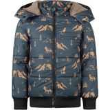 Koko Noko - Gewatteerde Winterjas - Steel Blue