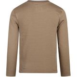 Koko Noko - Jongens T-shirt - Taupe - Lange Mouwen