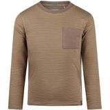 Koko Noko - Jongens T-shirt - Taupe - Lange Mouwen