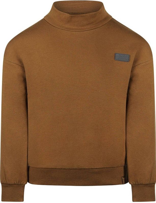 Koko Noko - Sweater - Bruin - Lange Mouwen - Katoen met Elastaan