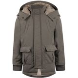 Koko Noko - Jongens Parka Jas - Mid Grey