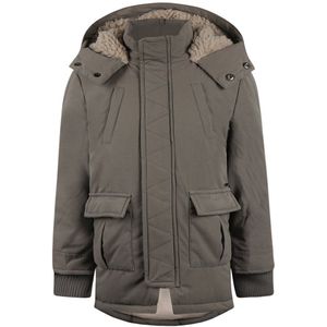 Koko Noko - Jongens Parka Jas - Mid Grey - Winterjas