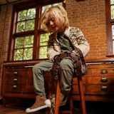 Koko Noko - Loose Fit Cargo Broek - Groen