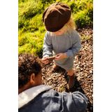 Koko Noko - Sweatjurk - Grijsblauw - Rib Gebreid