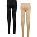 Koko Noko - Legging - Zwart en Zand - 2 PACK