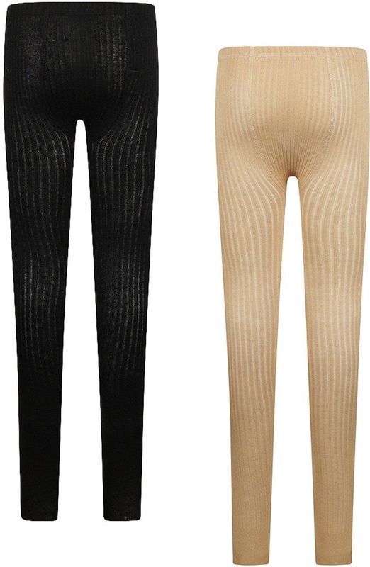 Koko Noko - Legging - Zwart en Zand - 2 PACK